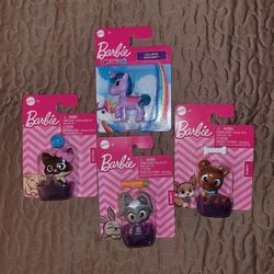4 packs of Barbie Pets NEW