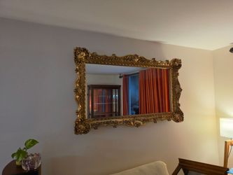 Large 54" Ornated Decorative Mirror for living area, bedroom or hallway
