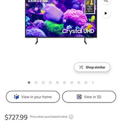 Samsung UHD DU7200 75-in 2160p 4K TV