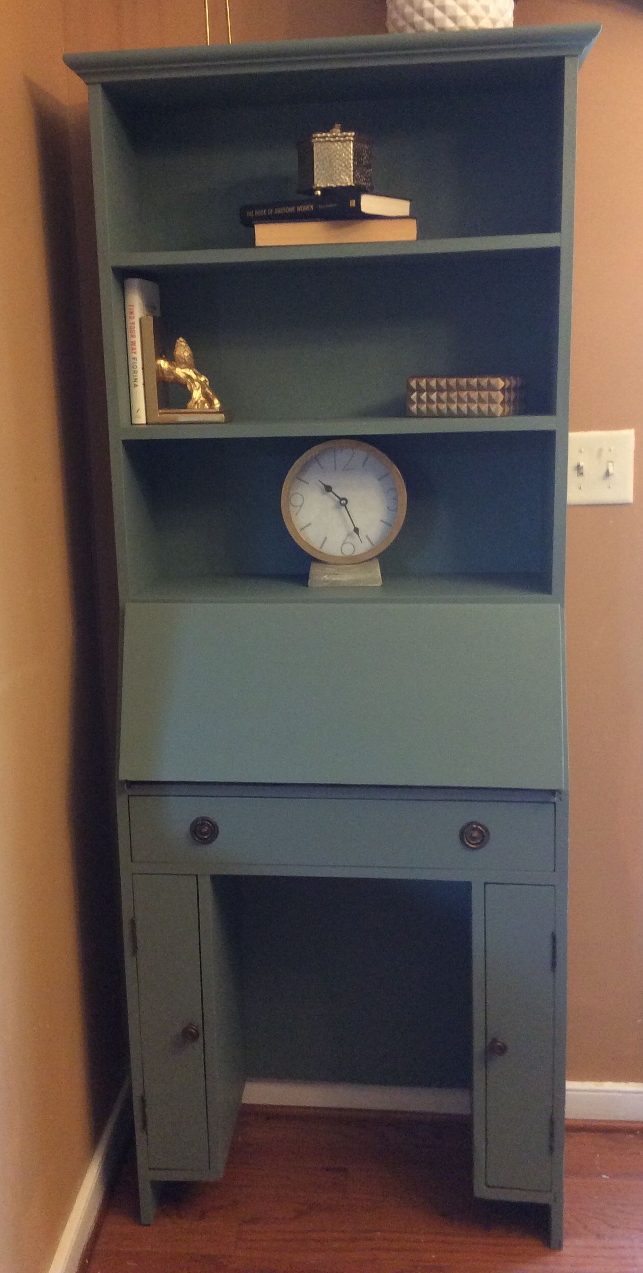 Beautiful Secretary Desk With shelf