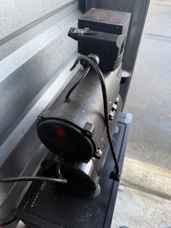 Black Air Compressor with Power Supply