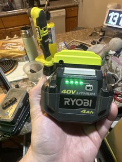 ⚡️RYOBI 40V Power Pack—4Ah Battery + Rapid Charger