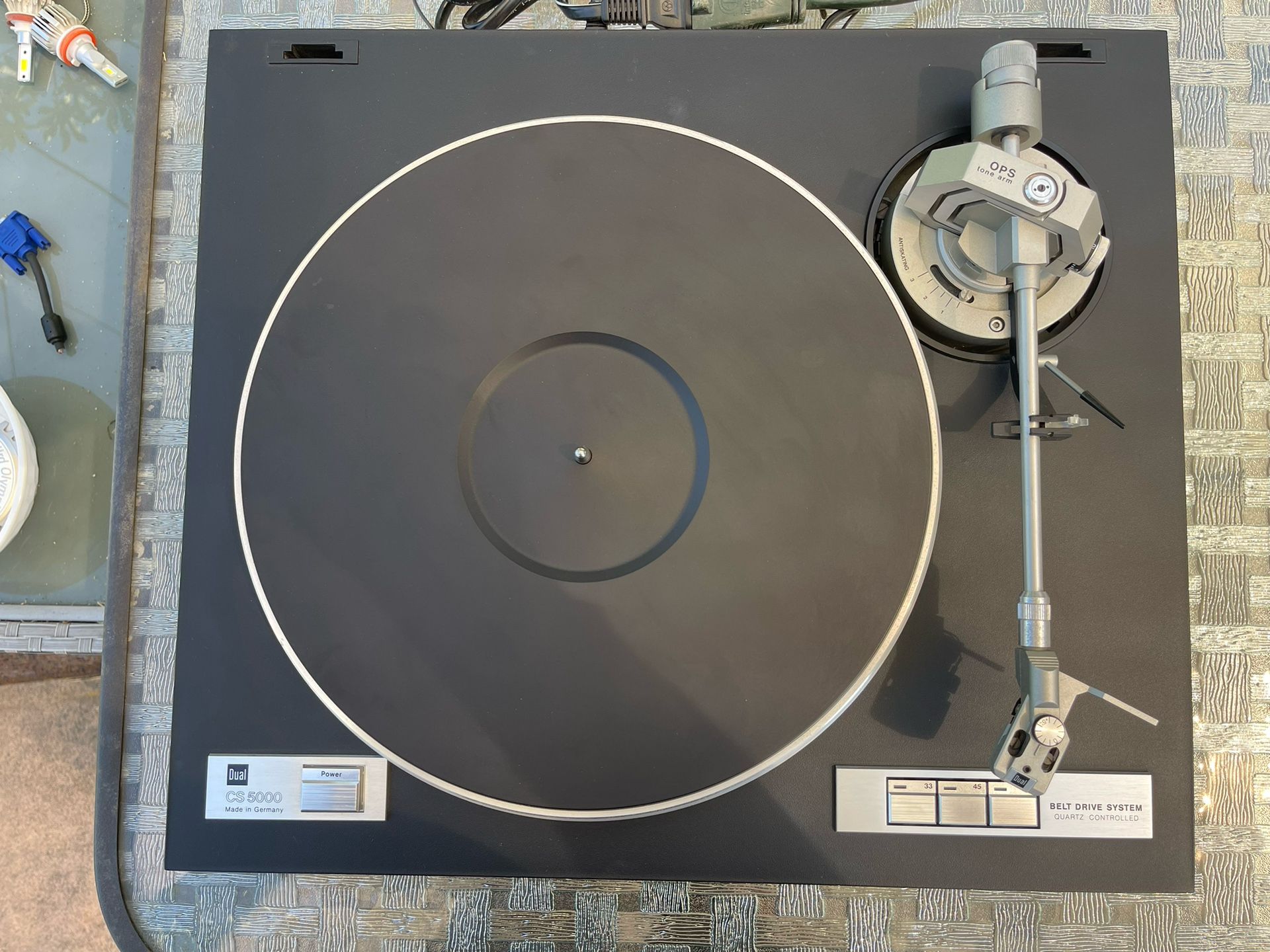Dual CS-5000 Turntable Belt Drive Quartz Controller