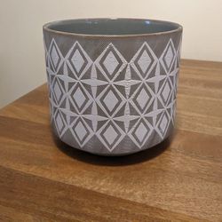Large Indoor / Outdoor Glazed Ceramic Pot
