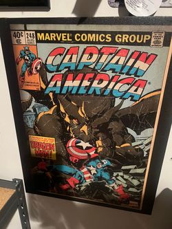 Captain America #248 Marvel Comics Framed Print