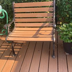 Iron Outdoor Bench