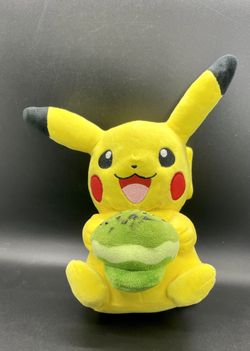 Pokémon Pikachu 8” Plush Spring Easter Cupcake Poke Puff