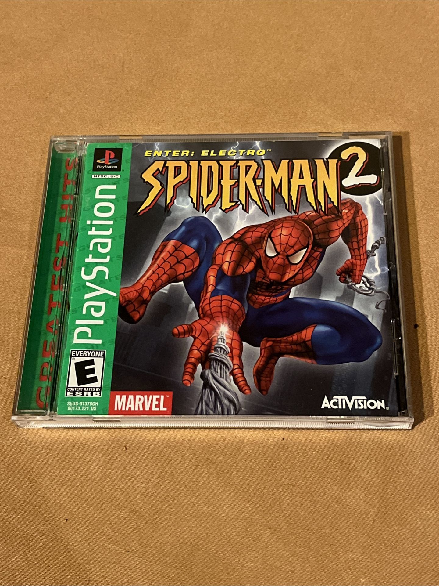 Spider-Man 2: Enter Electro (PlayStation 1 PS1, 2002) Greatest Hits CIB w/ Reg.