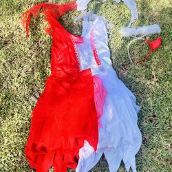 Angel/Devil Costume Size 8-10