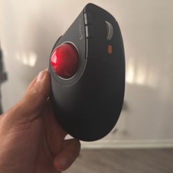 ProtoArc EM05 NL, an ergonomic vertical wireless trackball mouse