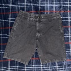 Levi's Black denim shorts Size L