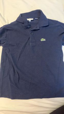 Kids Lacoste  navy polo