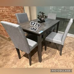 5 Piece Dining Table Set  // October Sale !