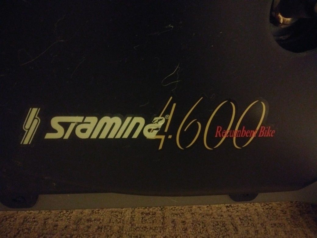 Stamina 4600 recumbent sale bike