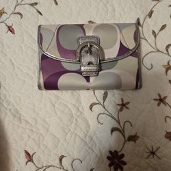 Coach Pueae And Matching Wallet 