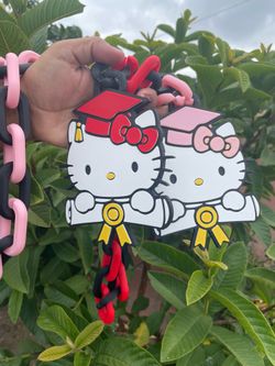 Hello kitty graduation chains