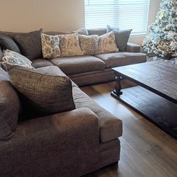 Sectional Sofa Gray