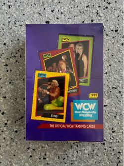 Vintage 1991 WCW Trading Cards. World Championship Wrestling. Brand New/ Sealed.