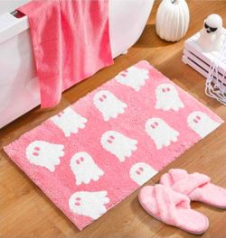 Halloween bath rug