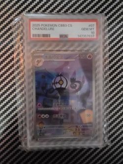 PSA 10 Chandelure 2025 Pokemon CBB3 CS #07