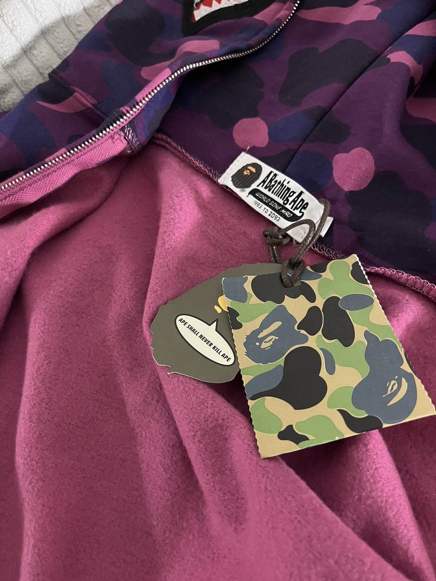 Purple Bape Hoodie