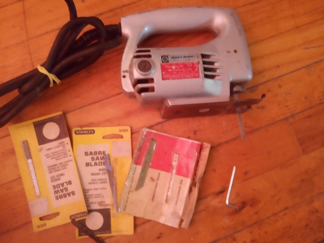 Vintage Black & Decker 2 Speed Jig Saw Kit 7519