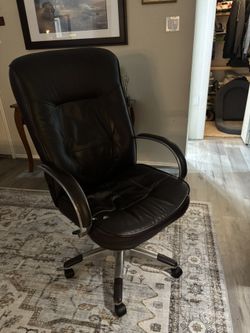 Leather office chair