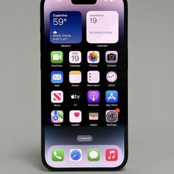 Apple iPhone 14 Pro 256GB Black Carrier Unlocked A2650