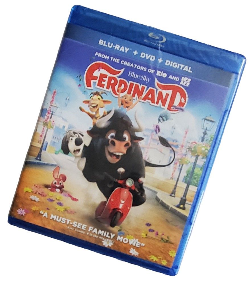 Ferdinand Blue Sky Blu-ray DVD Digital Kid Family PG The Bull Movie New Animated