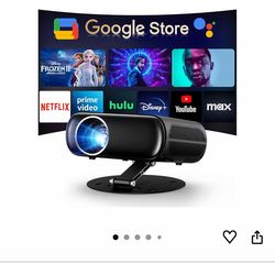 Brand new 2000ANSI/GoogIe TV/Built-in Apps] All-in-One Smart Projector with Wifi and Bluetooth, Goiaey C26 Mini Projector, HDMI ARC CEC GoogIe Voice, 