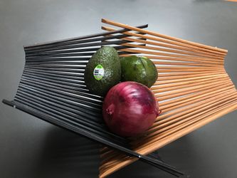 Chop stick fruit holder