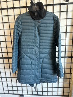 Hunter Original Ori Down Winter Jacket Ocean Blue Size Small Women