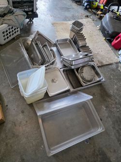 Restaurant Pots and pans containers