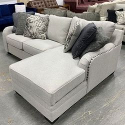 Dellara Chalk Sofa Laf Chaise