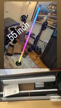 RGB floor lamp led music sync remote multi color
