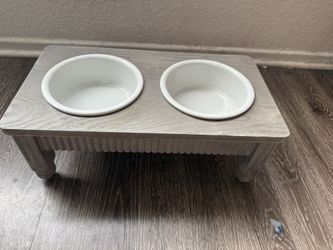 Dog Food Bowl And Stand