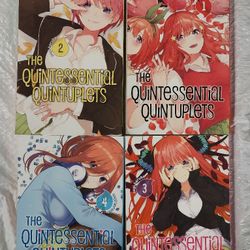 Quintessential Quintuplets Manga 1-4