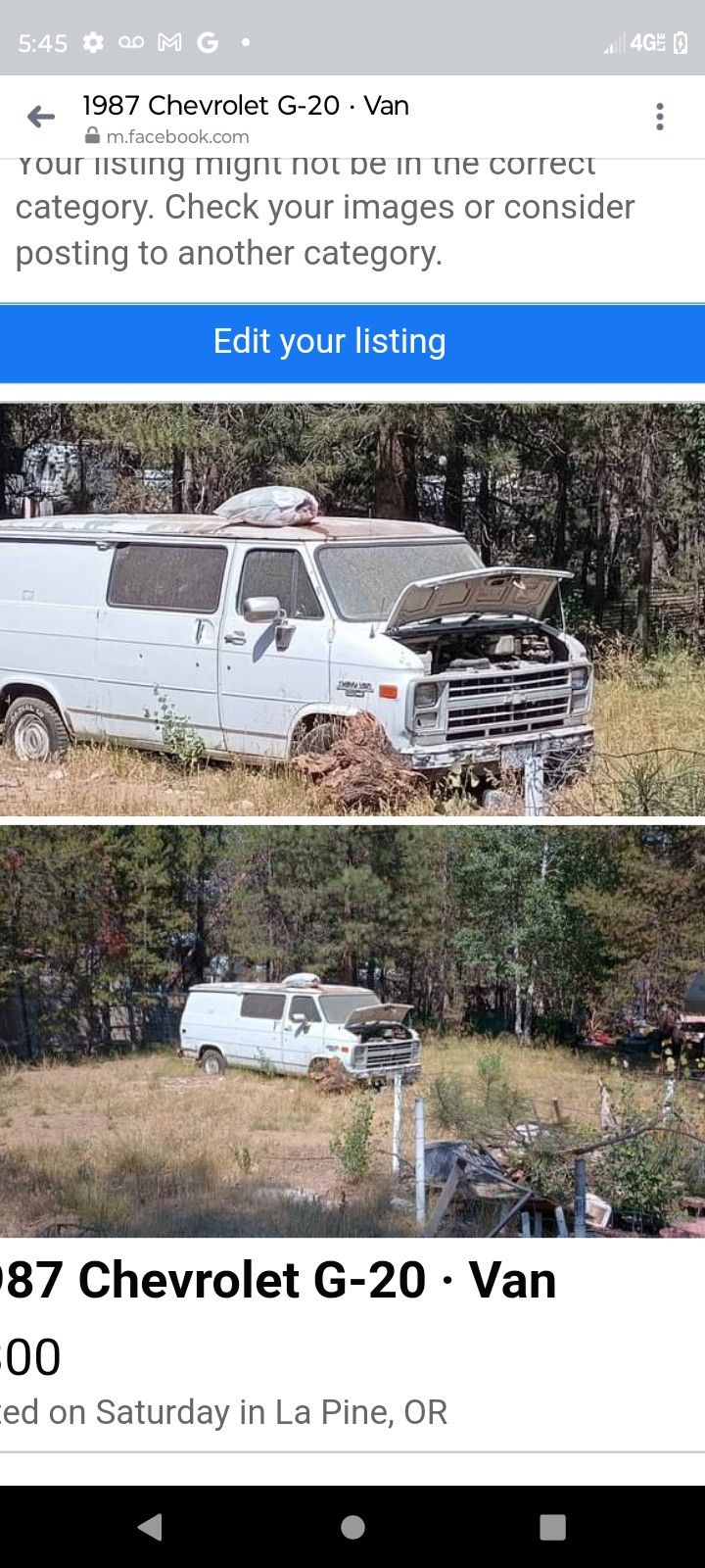 Chevy G20 Van Doesn't Run