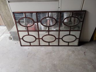 Metal Framed Mounted Mirror - 30" x 52"