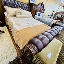 AICO By Michael Amini Queen TUSCANO SLEIGH Bed BIG OFFER!!!