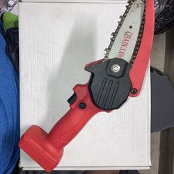 Mini Handheld Electric Chainsaw Cordless Tree Pruning Gardening NO BATTERY