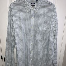 IZOD Men 2XLT Button Up Shirt