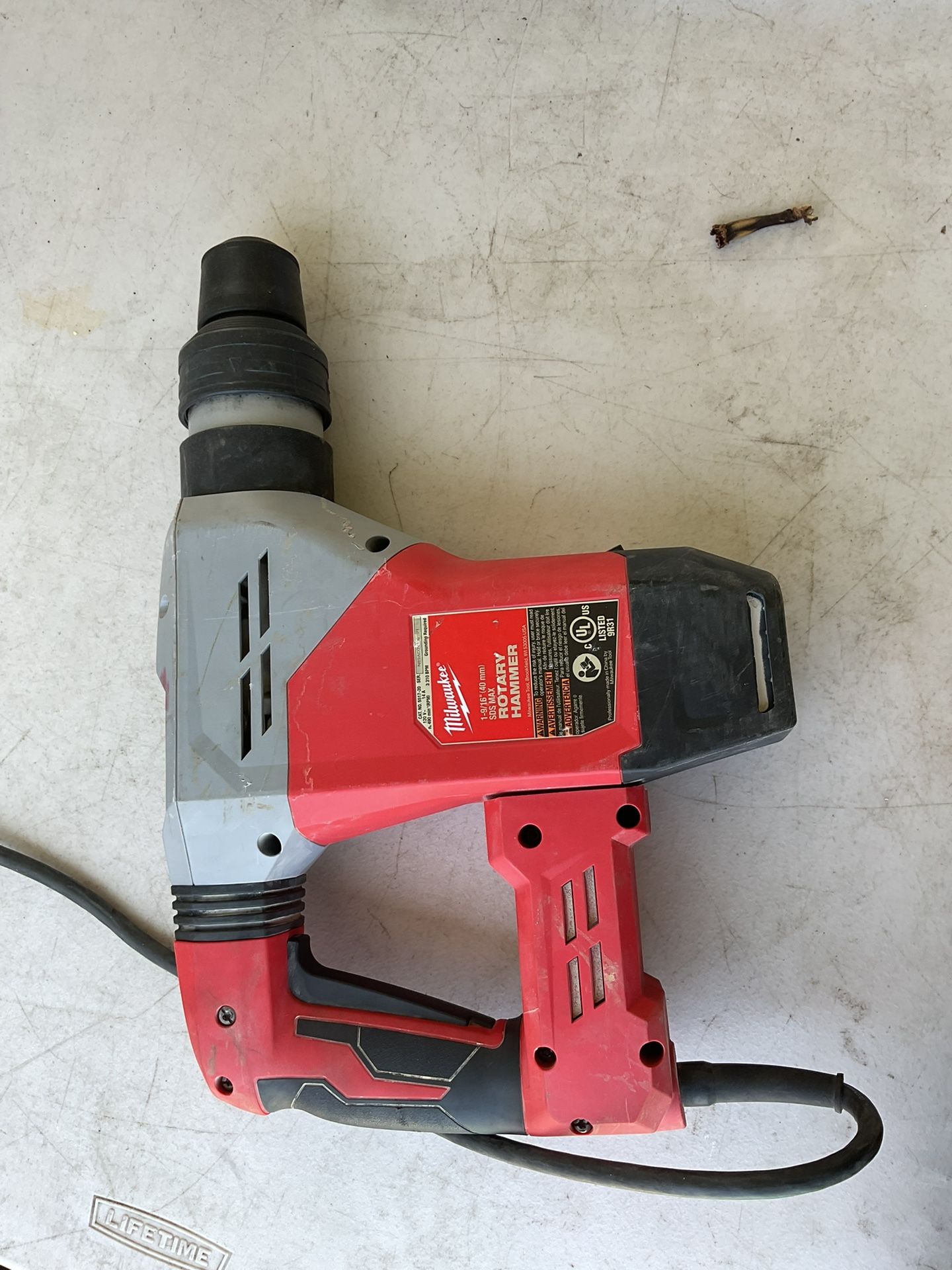 Milwaukee corded, rotary hammer