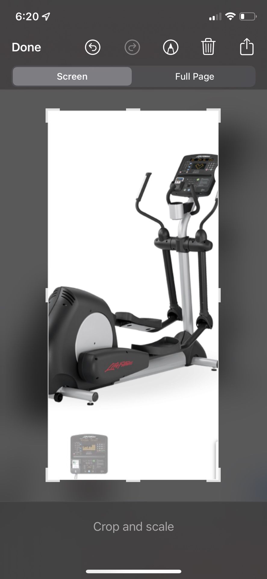 Life Fitness Elliptical X5 Work Out Machine 