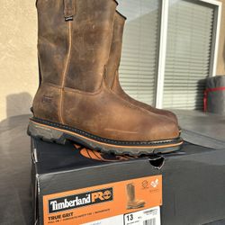 Timberland Size 13 Composite Toe Pull On Work Boots