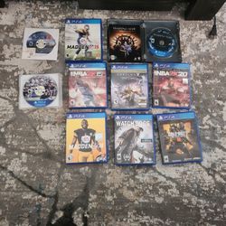 PS4 Games Assorted 