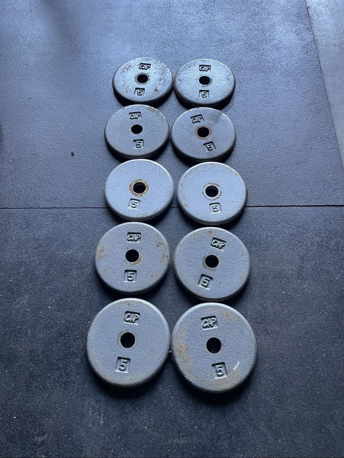 5 lbs CAP Standard 1” Weight Plate… Home Gym Fitness…