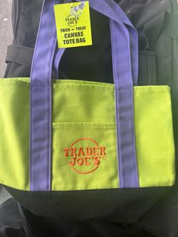 Halloween Trader Joes Canvas bag