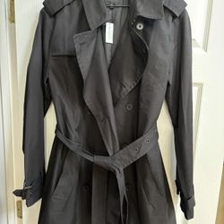 Men’s Black Trench Coat 