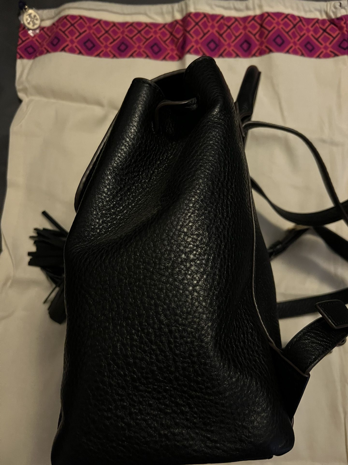 Tory Burch Thea Women's Mini Pebbled Small Tiny Black Leather Backpack for  Sale in Chula Vista, CA - OfferUp